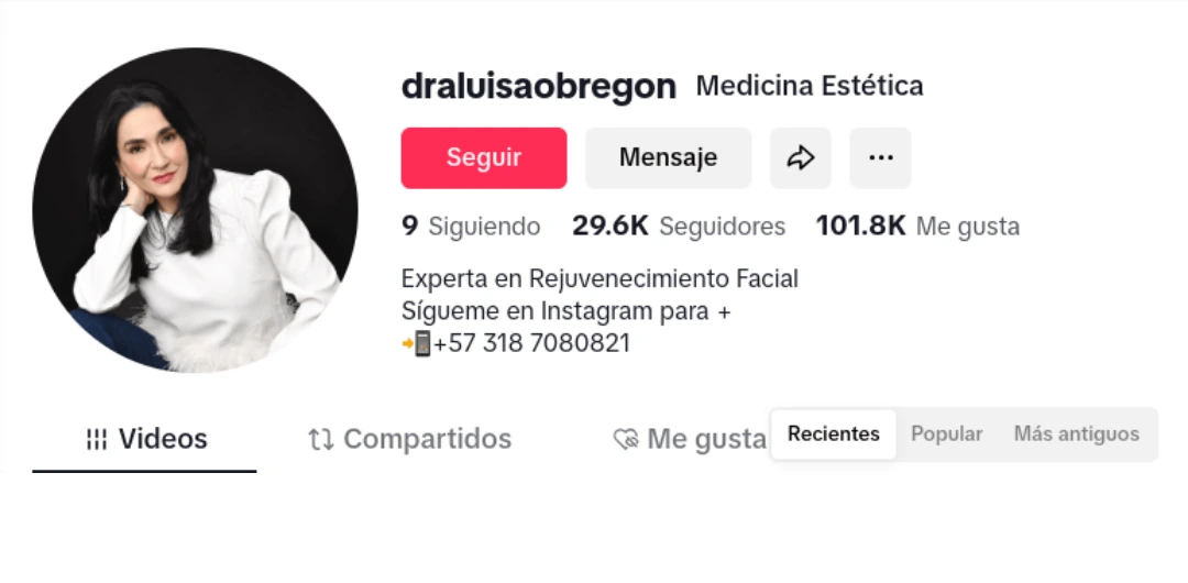 TikTok Dra. Luisa Obregón
